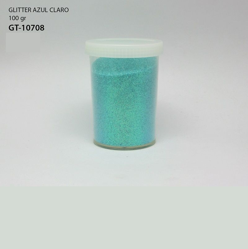 GLITTER AZUL CLARO 100gr. GT-10708