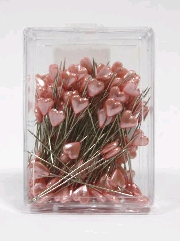 PINS CORAÇAO ROSA (144) AC-11298