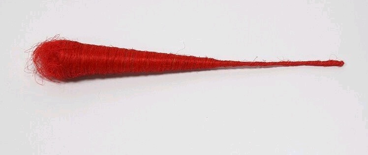 CONE SISAL VERMELHO 5x40cm