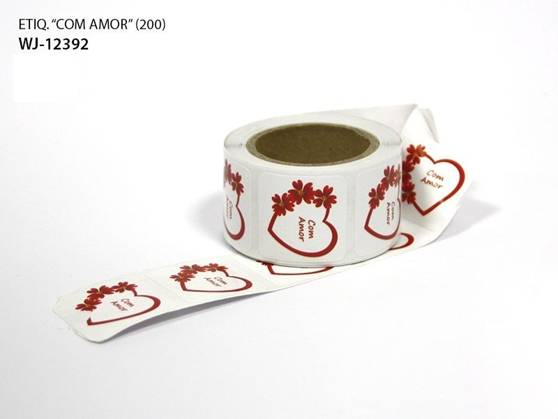 ROLO AUTOCOLANTE C/ AMOR (200) WJ-12392