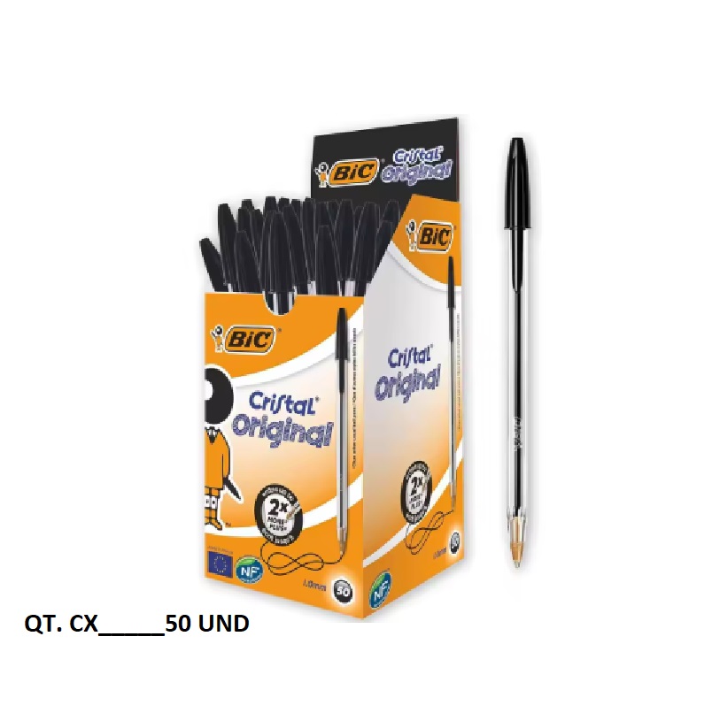 ESFEROGRAFICA BIC CRISTAL PRETO
