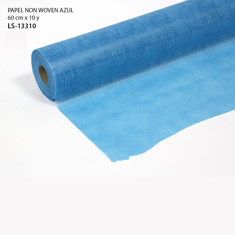 PAPEL NON WOVEN AZUL 60CMX10M LS-13310