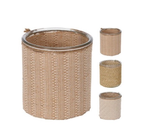 COPO SUPORTE TEALIGHT VIDRO 11.5X11.5