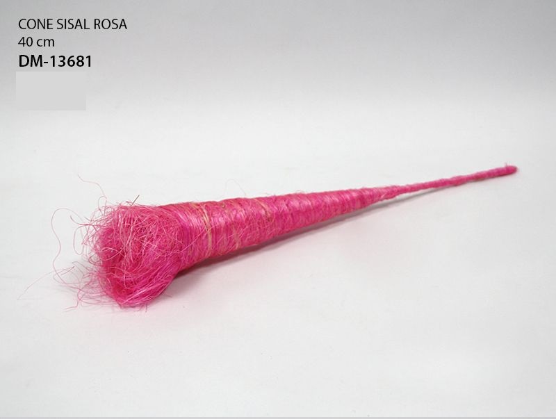 CONE SISAL ROSA 5x40cm DM-13681