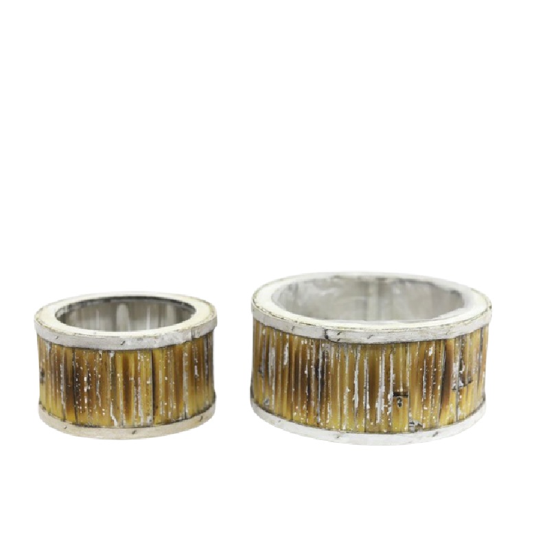 CONJ. 2 BASES RED. 22X11CM RY-14213