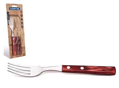 TRAMONTINA- GARFO INOX CABO MAD.