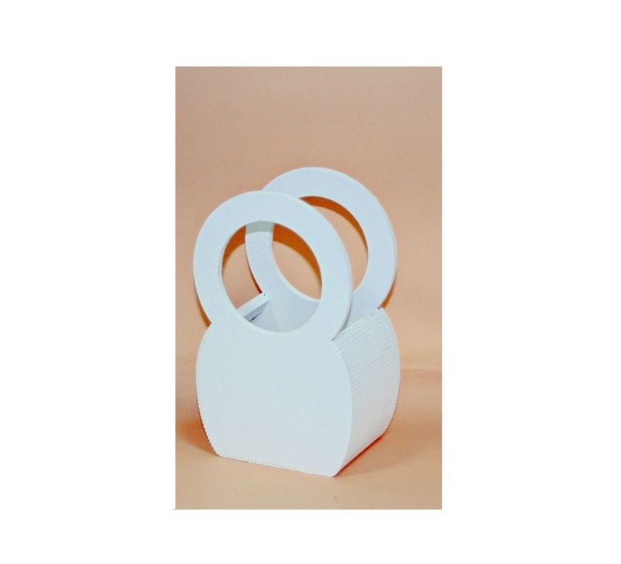 CESTA BRANCA 9.5X8.2CM LN-14486