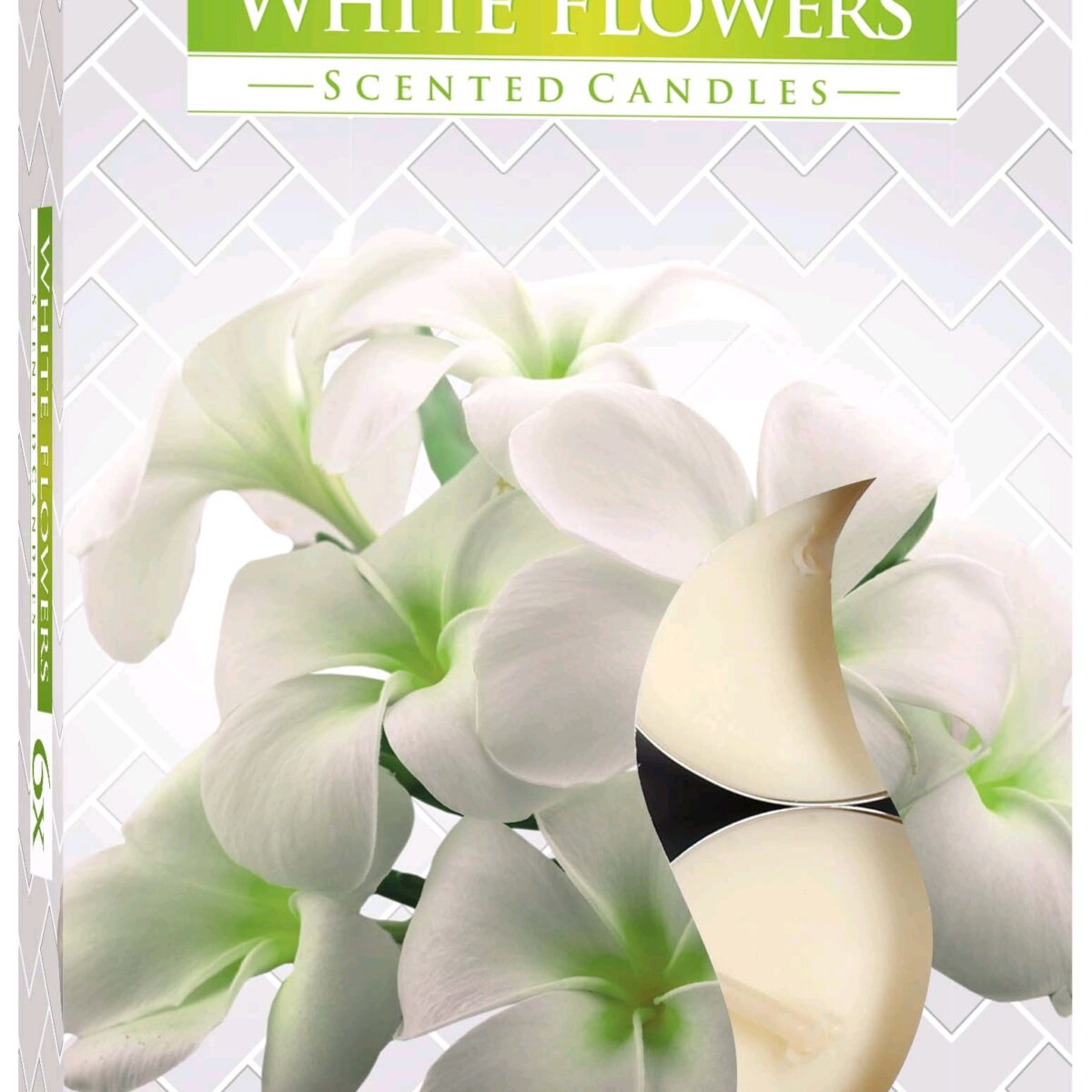 TEALIGHT PERF.CX6 FLORES TP15-179