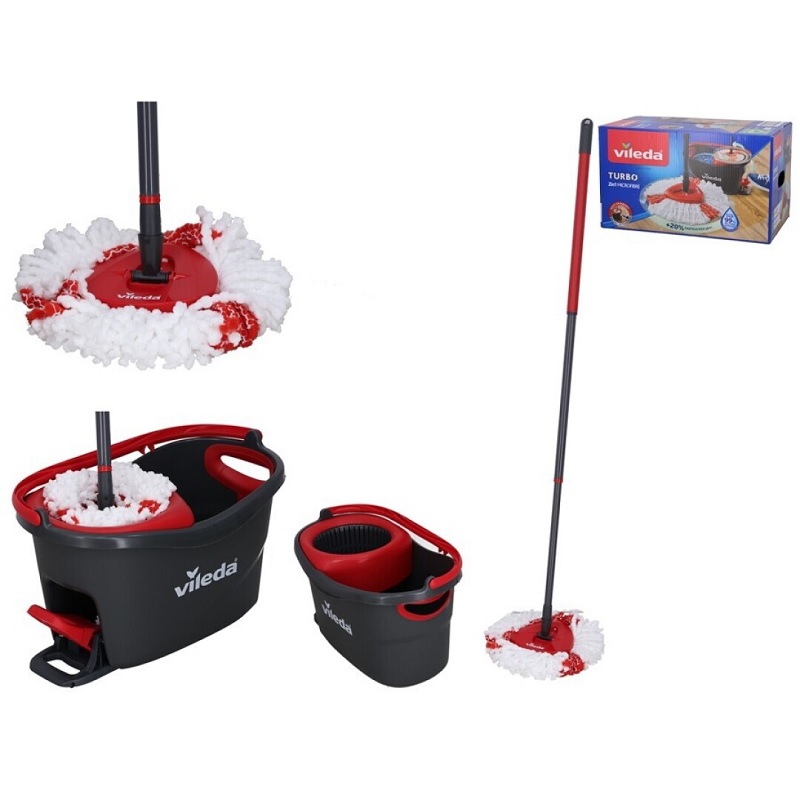 VILEDA- BALDE C/PEDAL LIMPEZA TURBO
