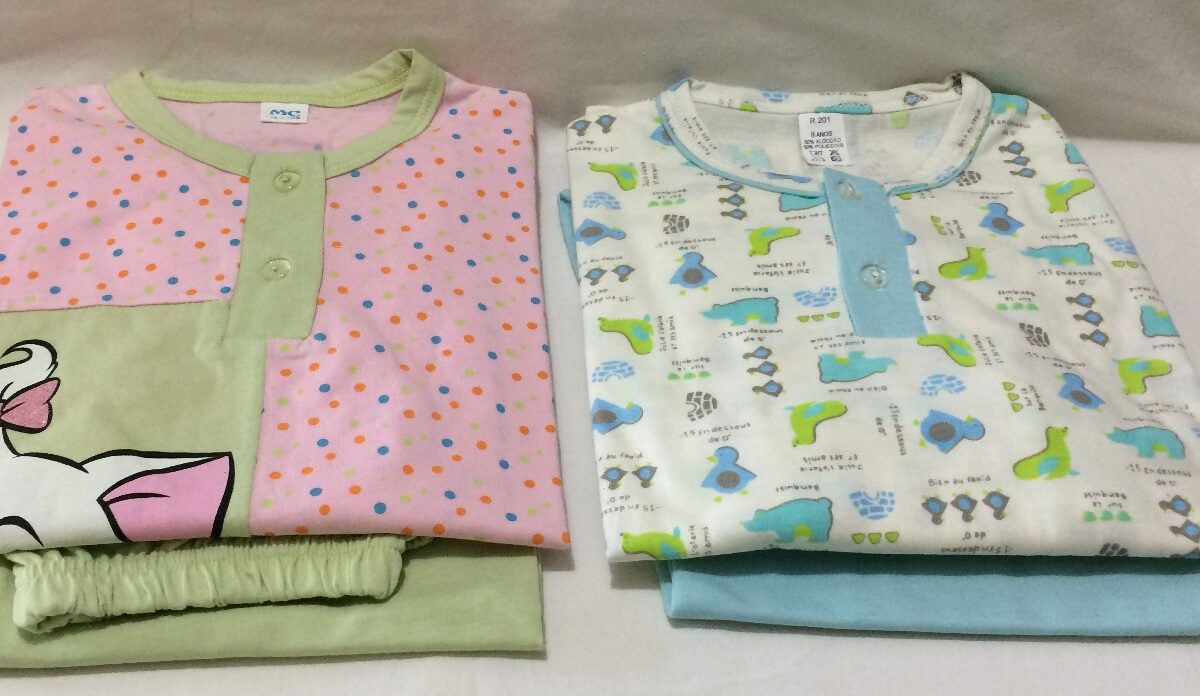 PIJAMA CRIANÇA CALÇA E MANGA 4-6-8-10