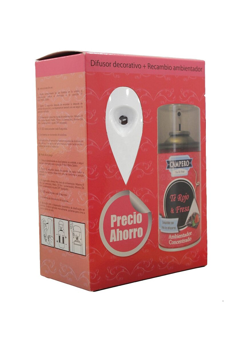 CAMPERO- TRONIC PACK CHA VERM & MORANGO + DIFUSOR (VF)