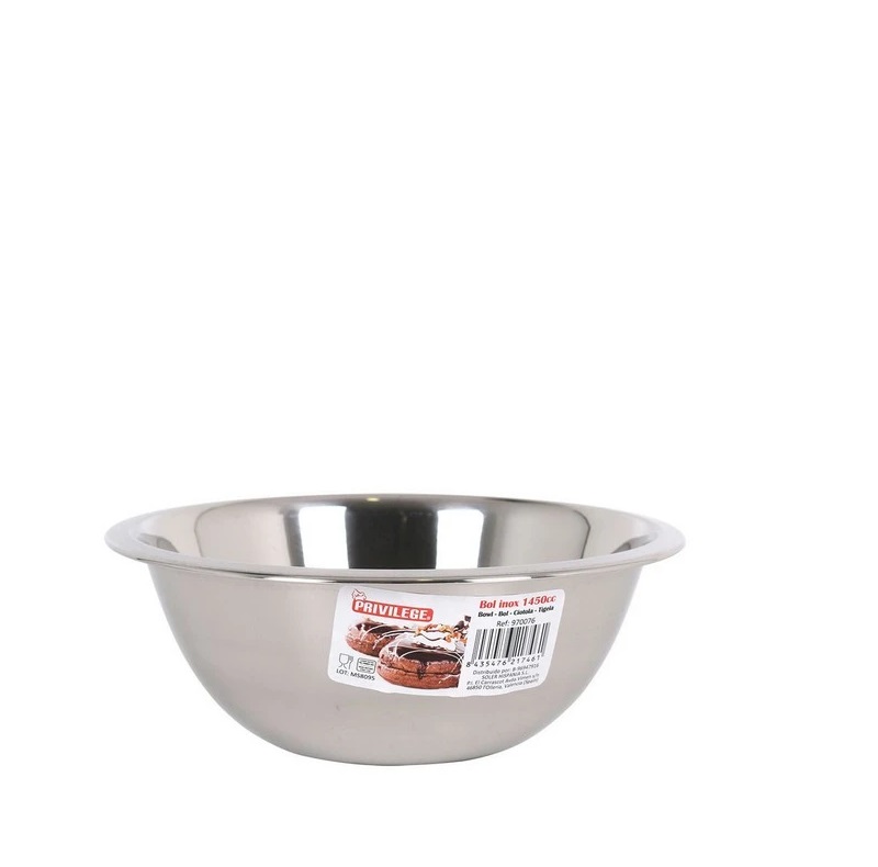 TIGELA INOX 1450cc QUTTIN