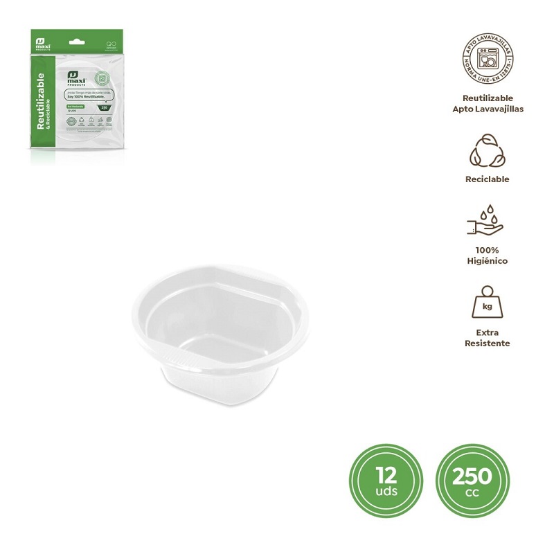 DESCARTAVEIS- SALADEIRA REUT. 250cc PACK12