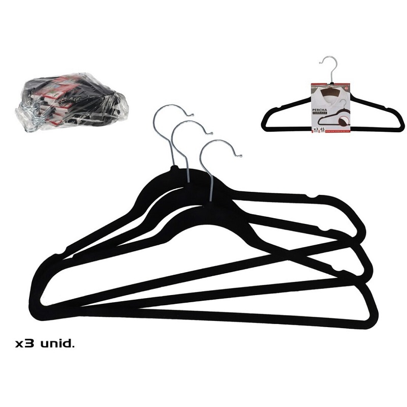 CRUZETA FORRADA VELUDO PACK3