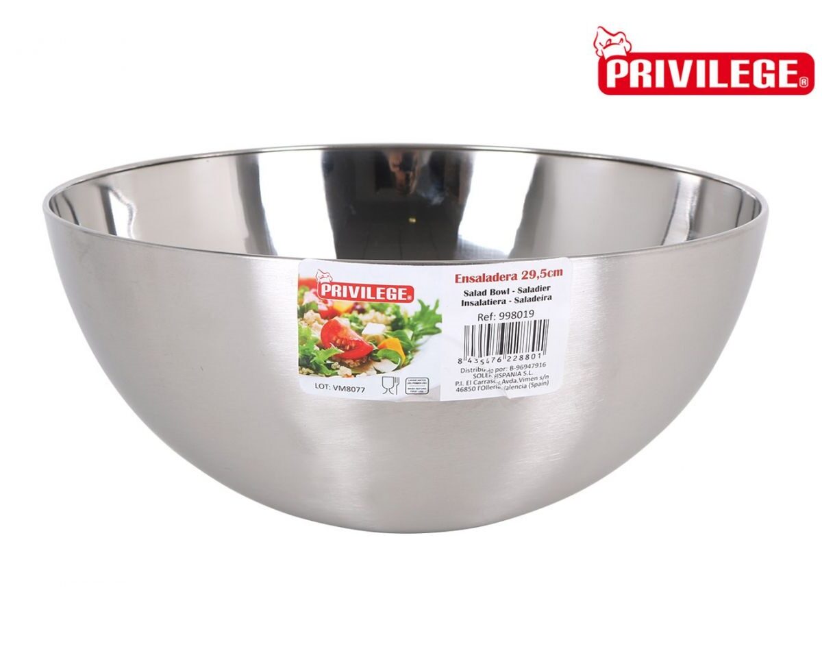 SALADEIRA INOX 29.5CM