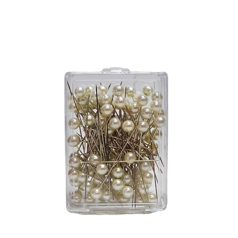 ALFINETES 10mm/50pcs PEROLA