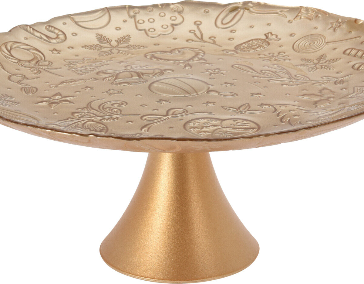 PRATO C/PE 28cm OURO