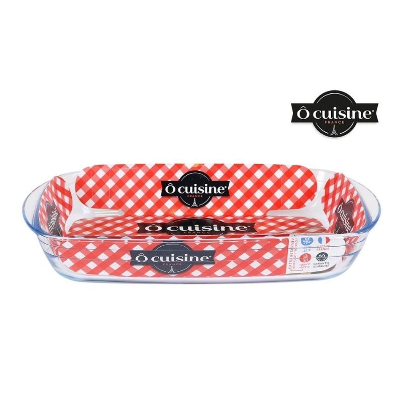 VIDRO- ASSADEIRA RECT.40x27cm 4,6L