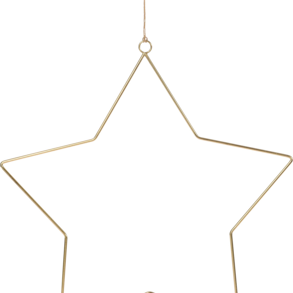 ESTRELA DOURADA METAL 27cm