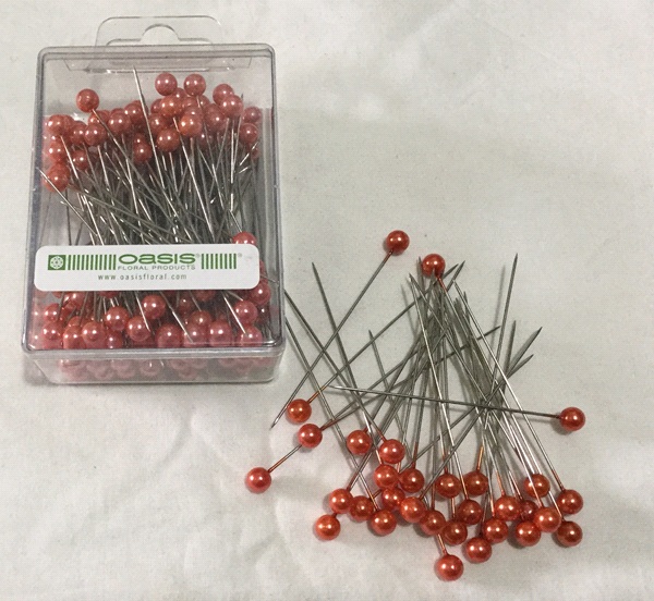 ALFINETE 6mm/144pcs LARANJA 62277