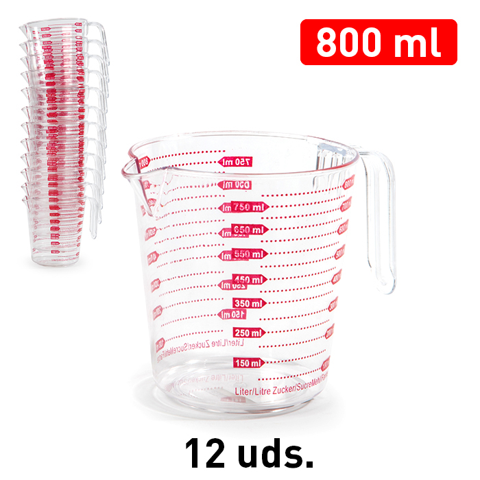 JARRO MEDIDOR CRISTAL 800ml
