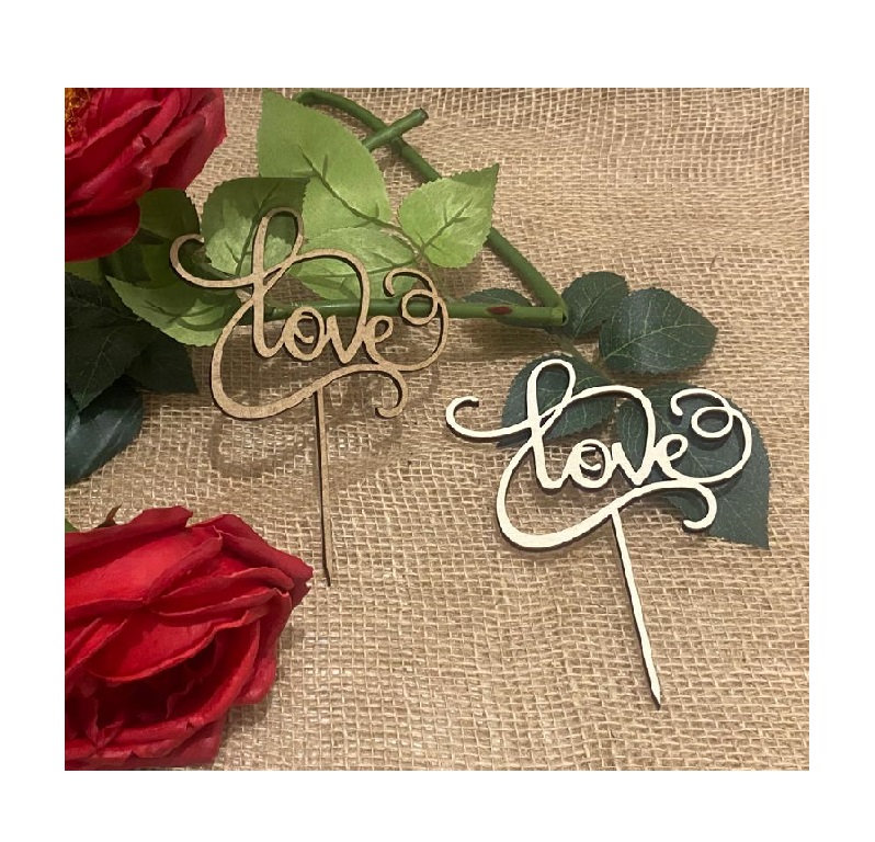 MADEIRA- ESPETO LOVE 8X15CM