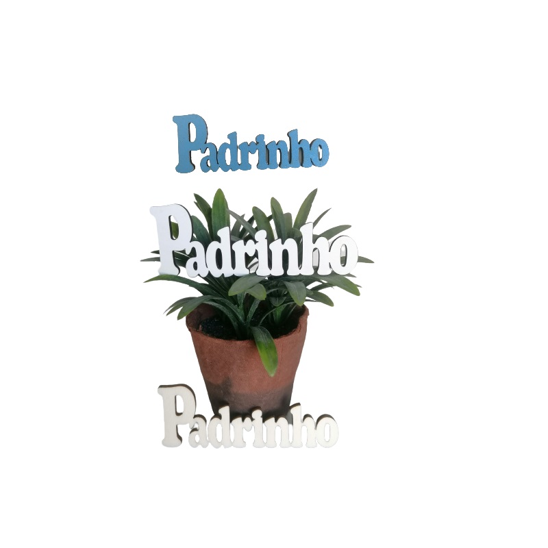 MADEIRA- PADRINHO 10CM COR