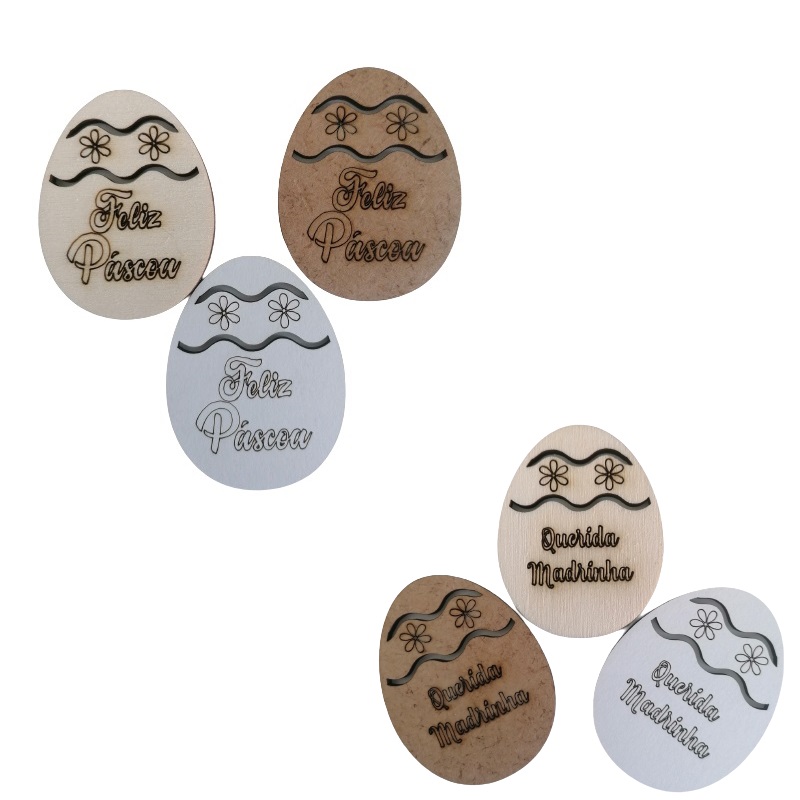 MADEIRA- OVO C/GRAVAÇÃO 5X6.5CM