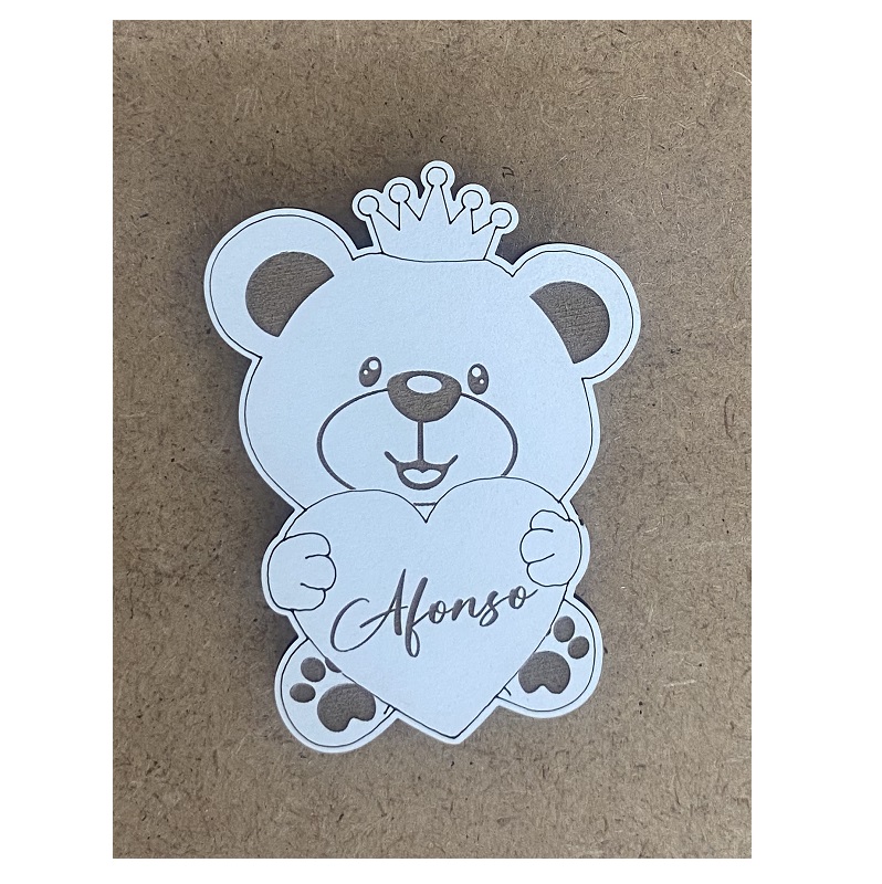 MADEIRA- URSO C/IMAN PERS. 8.5X6CM