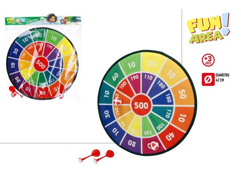 JOGO ATIRA AO ALVO C/VELCRO 44x3,5x50CM