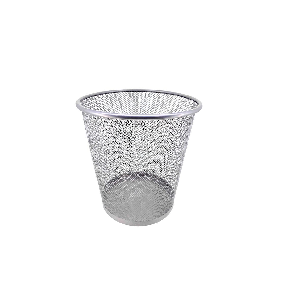 CESTO PAPEIS METAL CINZA