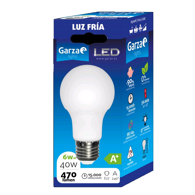 LAMPADA LED STD 6W E27 470LM 461457