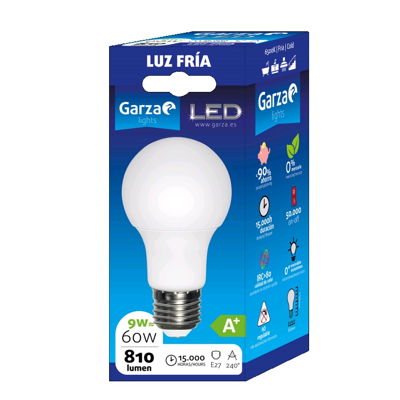LAMPADA LED STD 9W E27 810LM 461460