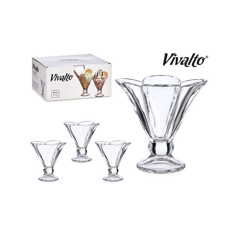 TAÇA GELADO 20cl FORMA FLOR