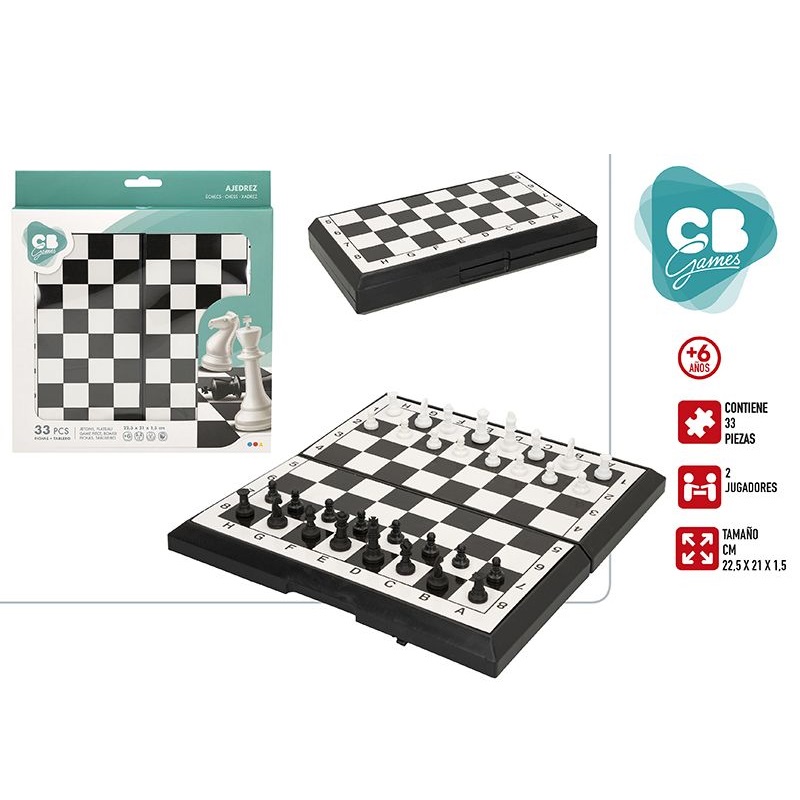 JOGO XADREZ 22.5X20X25CM