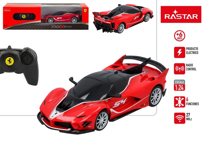 MENINO- CARRO FERRARI C/COMANDO 38.5X12X10CM