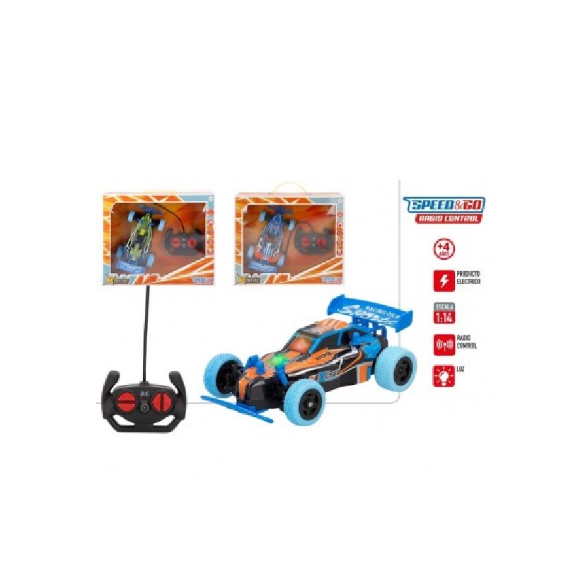MENINO- CARRO C/LUZ E COMANDO 31X7.5X25.5