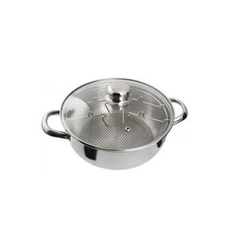 FRITADEIRA INOX C/TP INDUÇAO 24CM