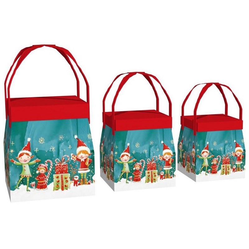 CONJ. 3 CAIXAS NATAL19X19X22CM