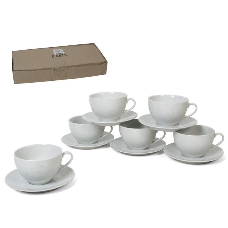CHAVENA PORCELANA BRANCA C/PIRES 37CL