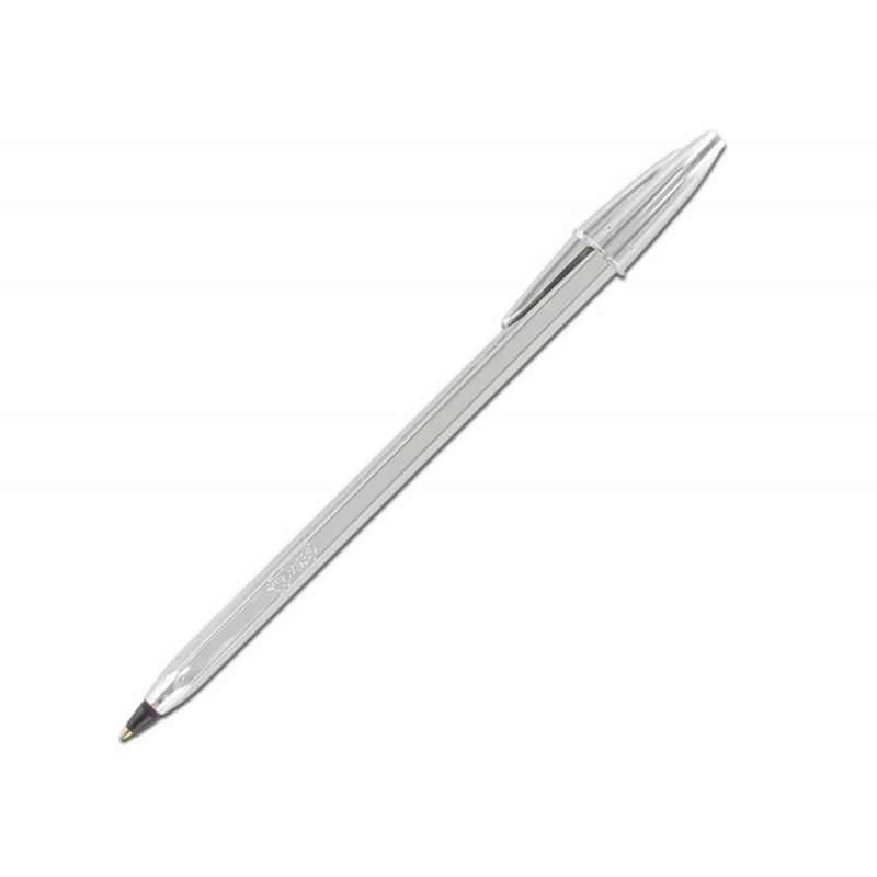 ESFEROGRAFICA BIC CRISTAL PRATA