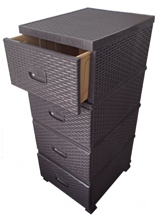 COMODA C/4 GAVETAS XEU CAST.