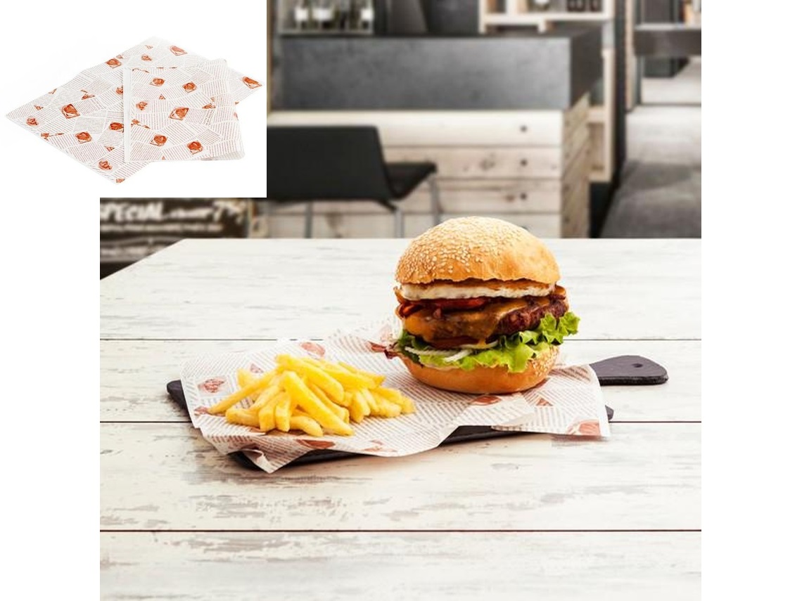 PAPEL IMPERM.ANTI-GORDURA 31x31cm CONJ.100 QD