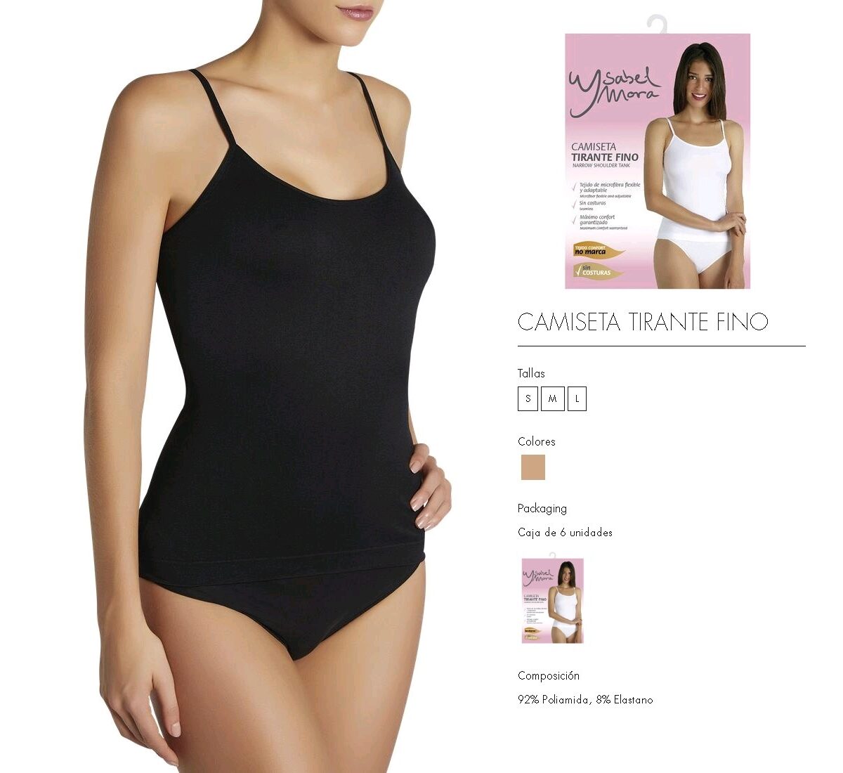 IM- CAMISOLA ALÇA NUDE 19105 T-L