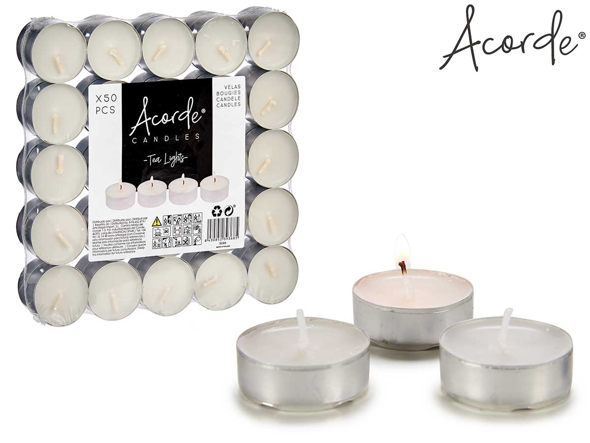 TEALIGHTS 4 HORAS CONJ.50