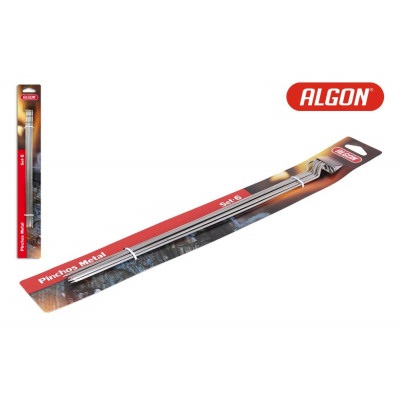 ESPETOS INOX 35CMX2.5MM PACK6