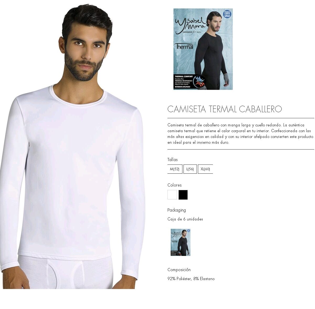 IM- CAMISOLA TERMICA MANGA 70102 T-M/L/XL