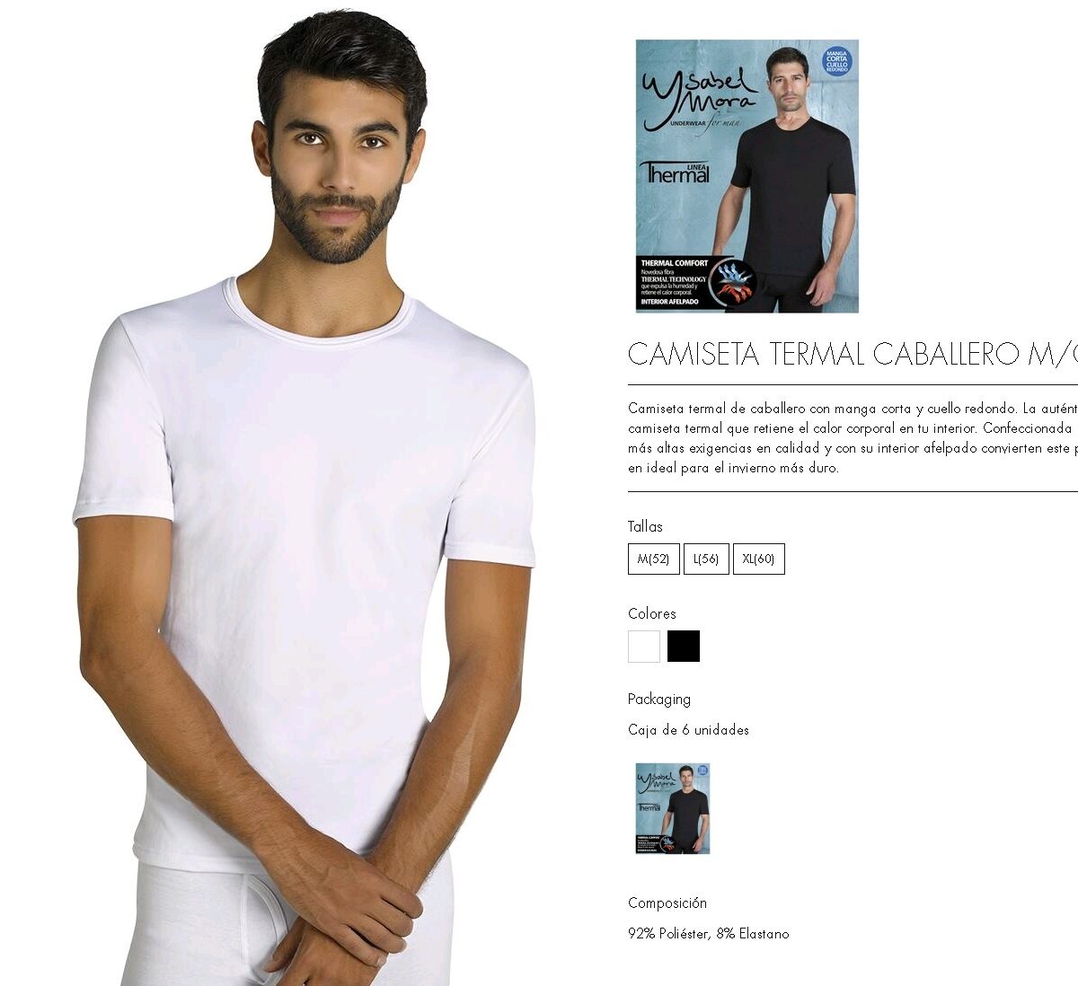 IM- CAMISOLA TERMICA M/MANGA 70103 T-M/L/XL