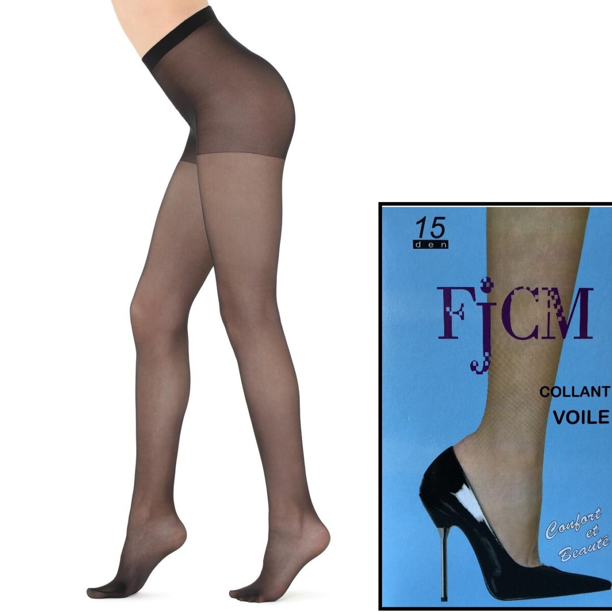 FJCM- COLLANT LYCRA PRETO M