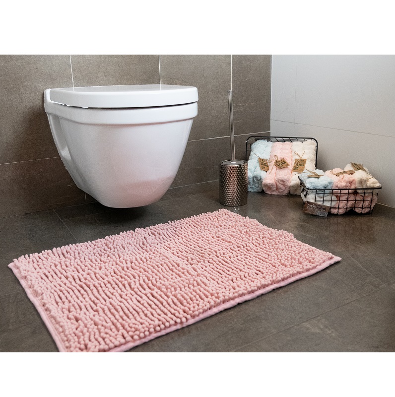 TAPETE MICROFIBRA ROSA 50X70CM